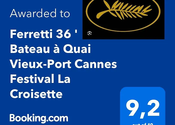 Ferretti 36 \' Bateau à Quai Vieux-Port Cannes Festival La Croisette