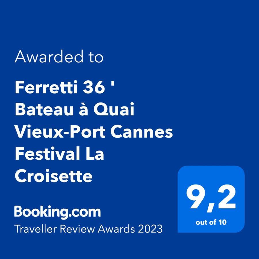Ferretti 36 ' Bateau A Quai Vieux-port Festival La Croisette Hotel en barco *